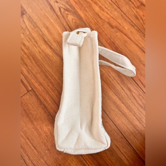 Nina Ricci Small & Dainty Beige and Pink Checkered Tote - Picture 6 of 6